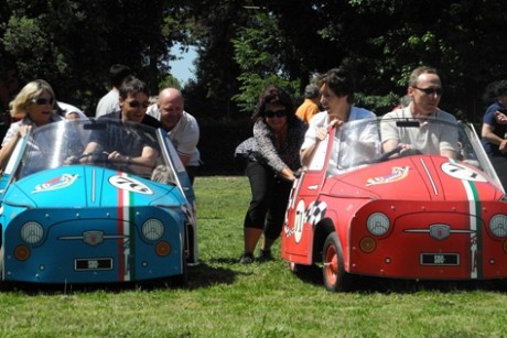 Soapbox derby with Fiat 500